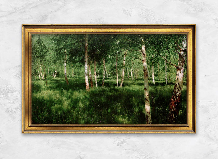 "Birkenhain" | Isaak Iljitsch Lewitan