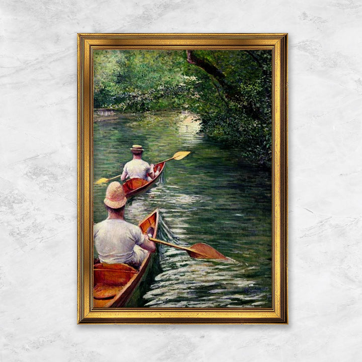 "Paddelboote" | Gustave Caillebotte