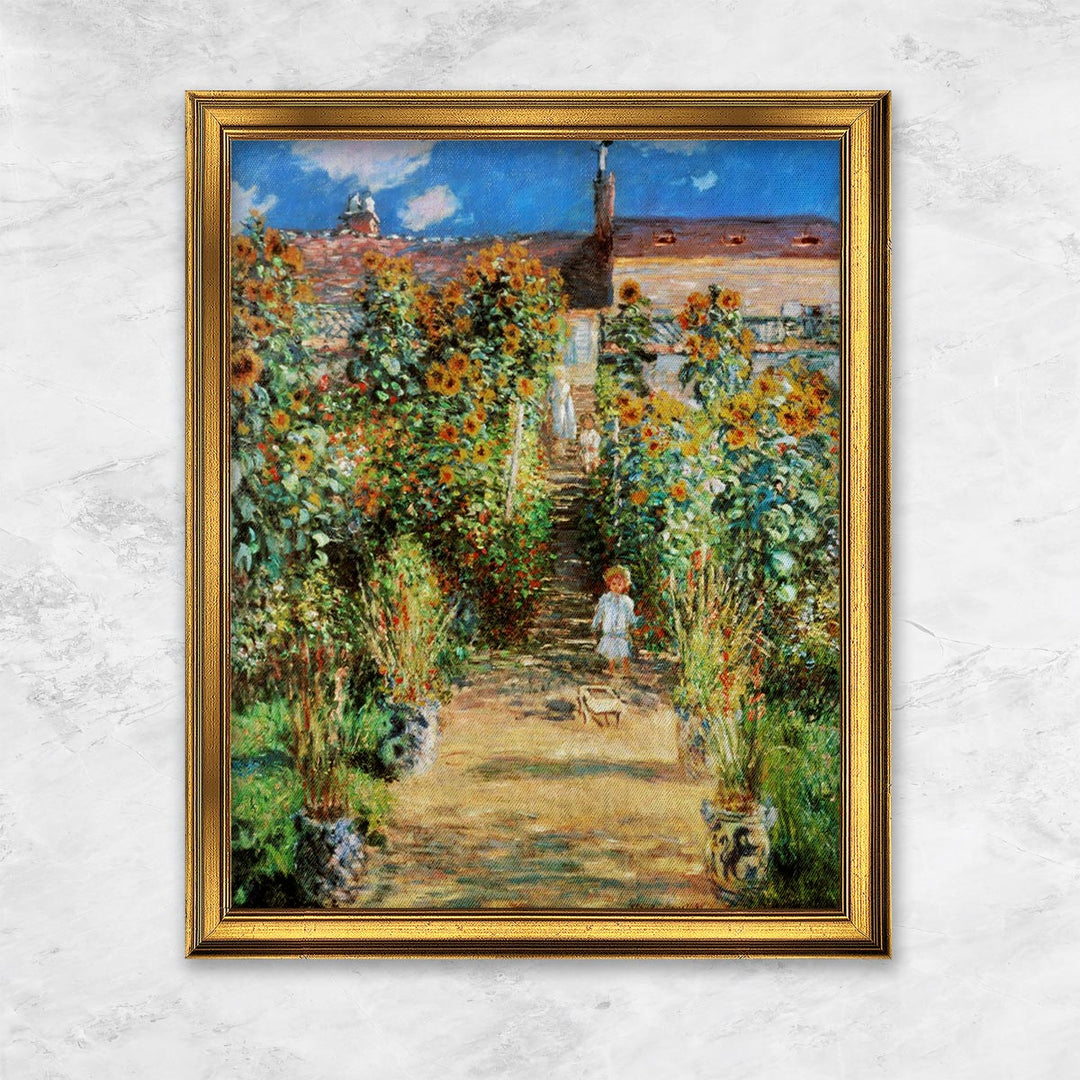 "Der Garten des Künstlers in Vétheuil" | Claude Monet