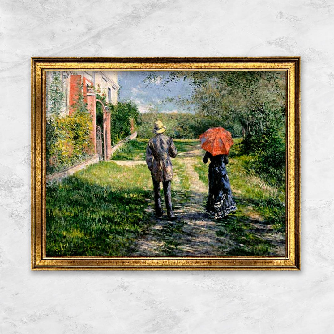 "The Path Uphill" | Gustave Caillebotte