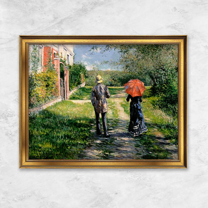 "The Path Uphill" | Gustave Caillebotte