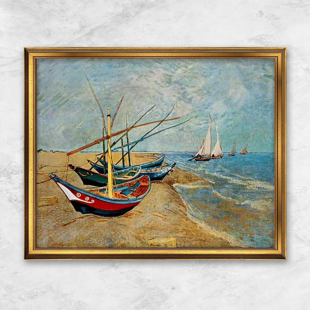 "Boote am Ufer" | Vincent van Gogh