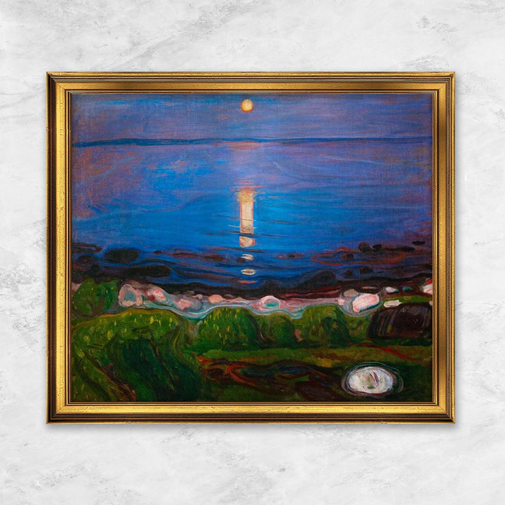 "Sommernacht am Meeresstrand" | Edvard Munch