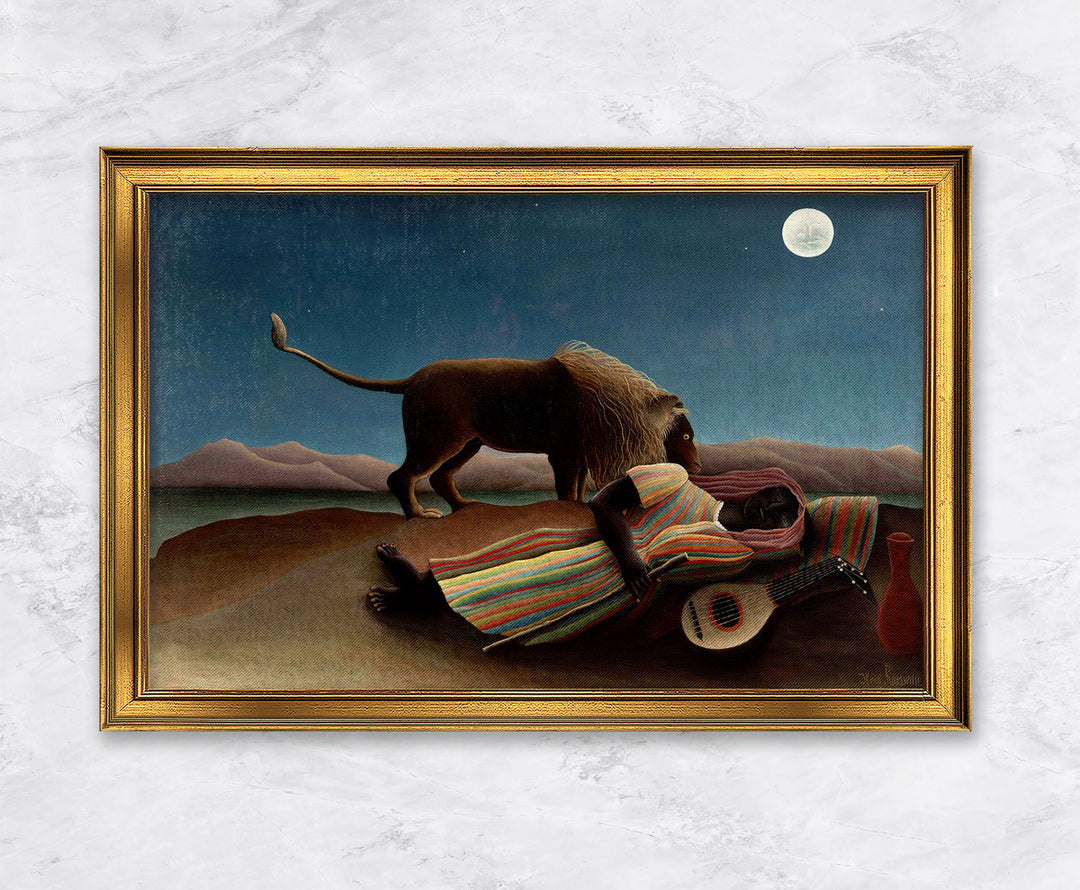 "Die schlafende Zigeunerin" | Henri Julien Félix Rousseau