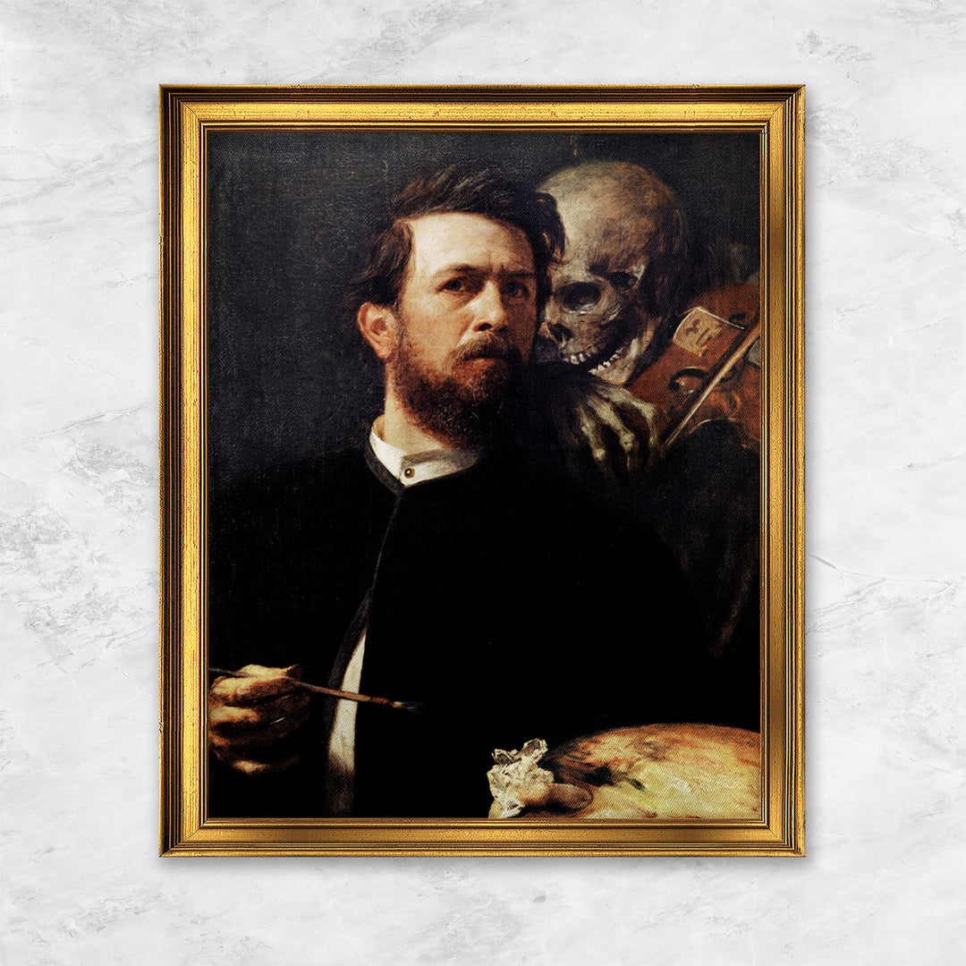 "Selbstbildnis mit fiedelndem Tod" | Arnold Böcklin