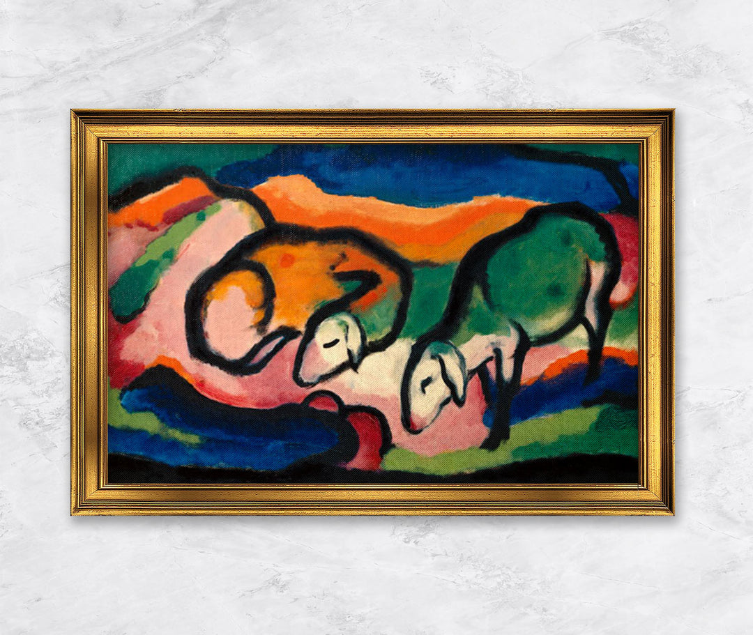 "Schafe" |  Franz Marc