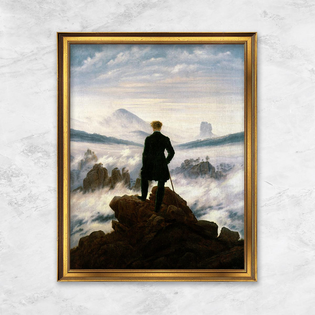 "Der Wanderer über dem Nebelmeer" | Caspar David Friedrich