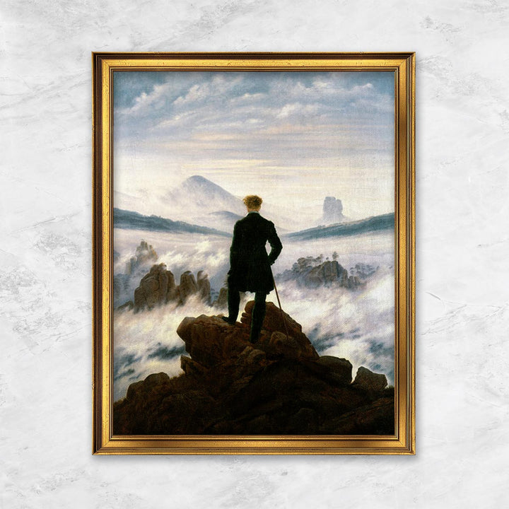 "Der Wanderer über dem Nebelmeer" | Caspar David Friedrich