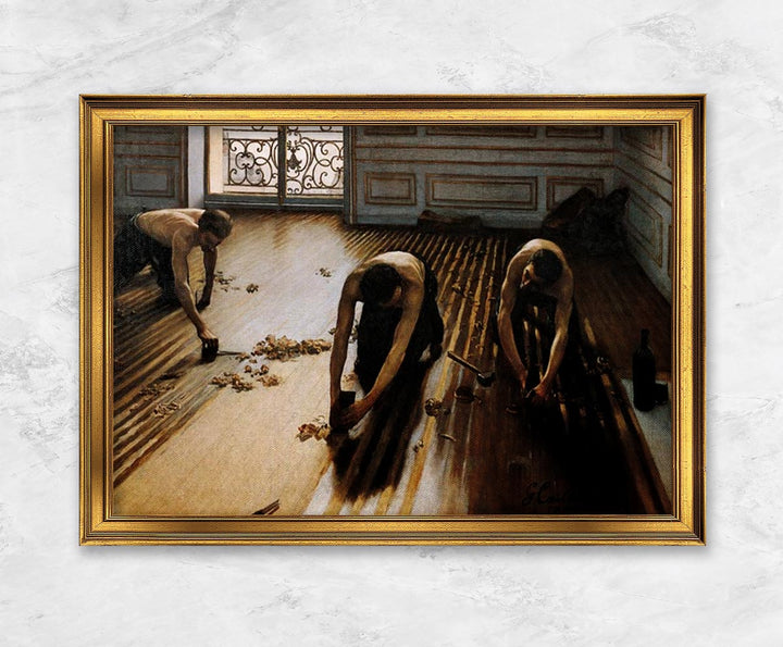 "Die Parkett-Hobler" | Gustave Caillebotte