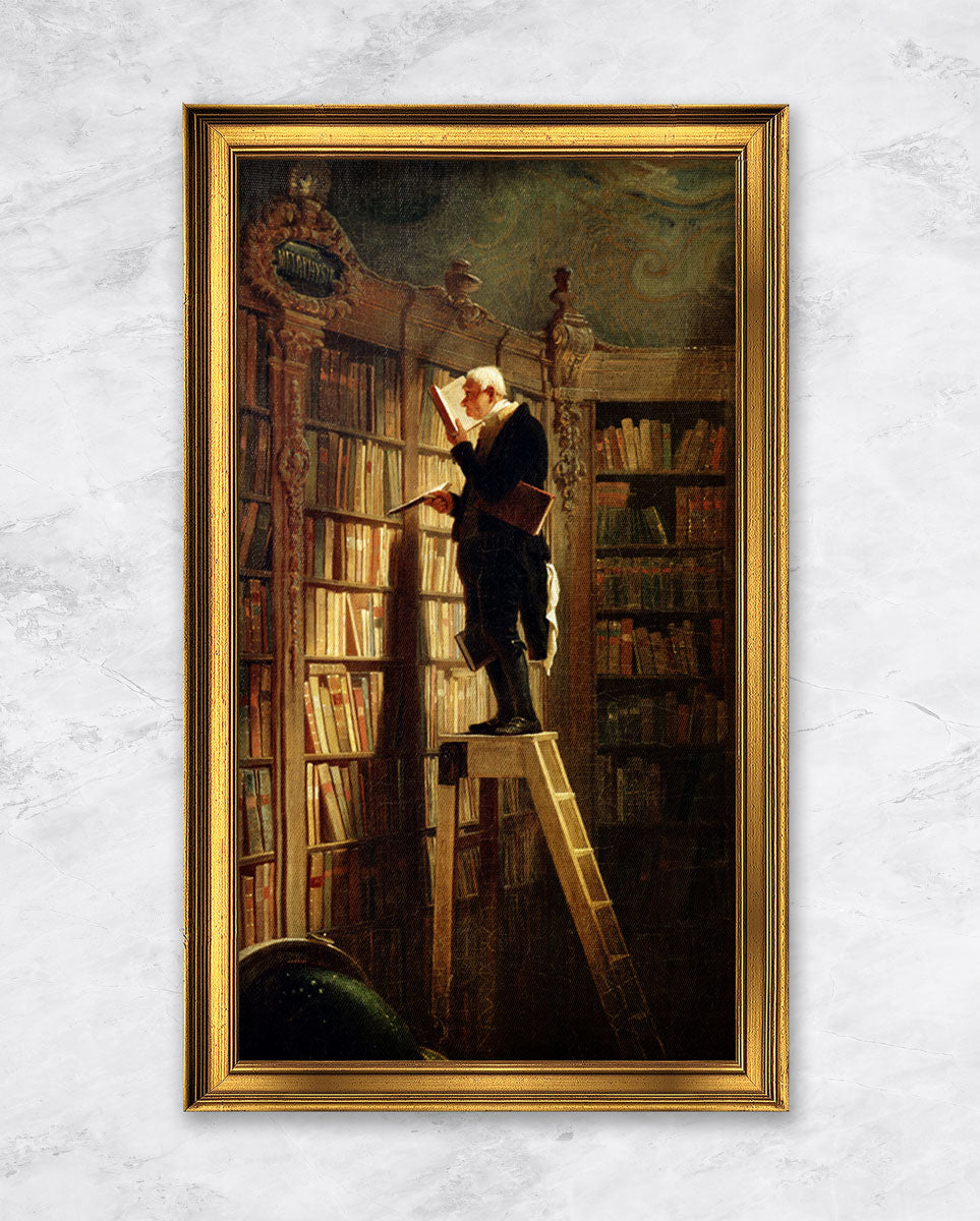 "Der Bücherwurm" | Carl Spitzweg