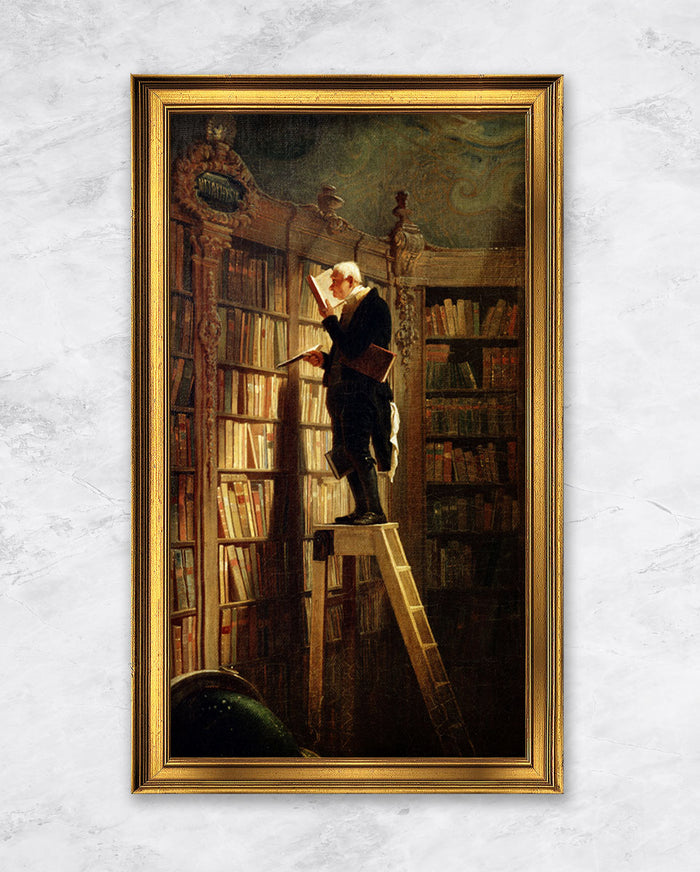 "Der Bücherwurm" | Carl Spitzweg