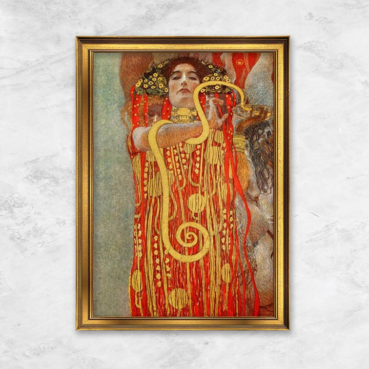 "Hygieia. Detail aus der Medizin" | Gustav Klimt
