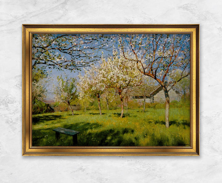 "Apfelbäume blühen" | Isaak Iljitsch Lewitan