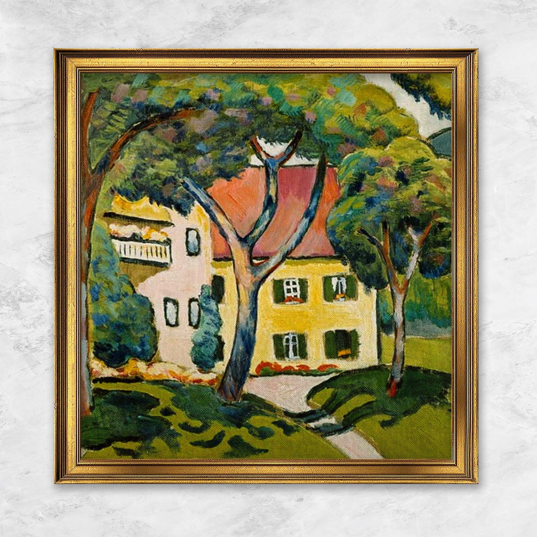 "Staudacherhaus am Tegernsee" | August Macke