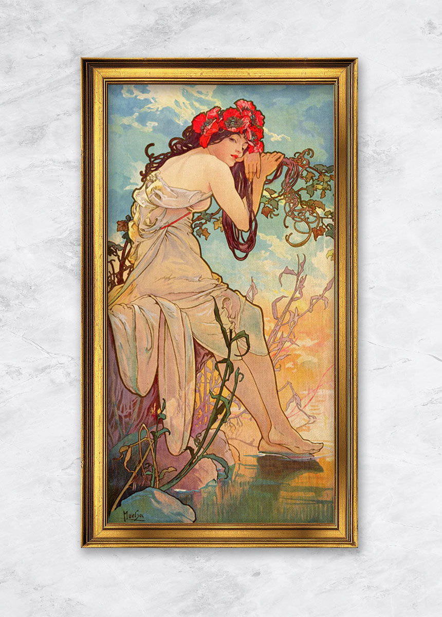 "Jahreszeiten: Sommer" | Alphonse Mucha