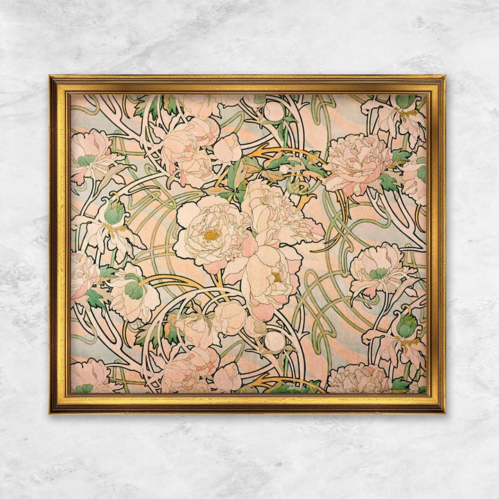 "Pfingstrosen" | Alphonse Mucha