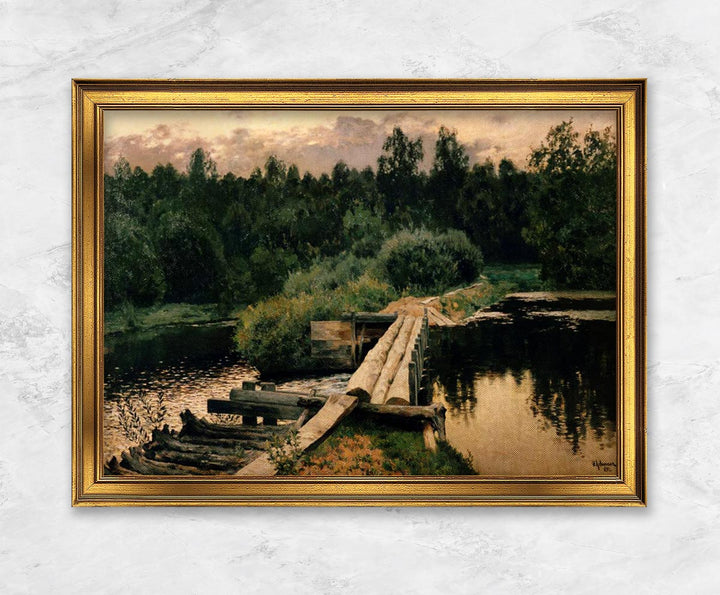 "An der Untiefe" | Isaak Iljitsch Lewitan