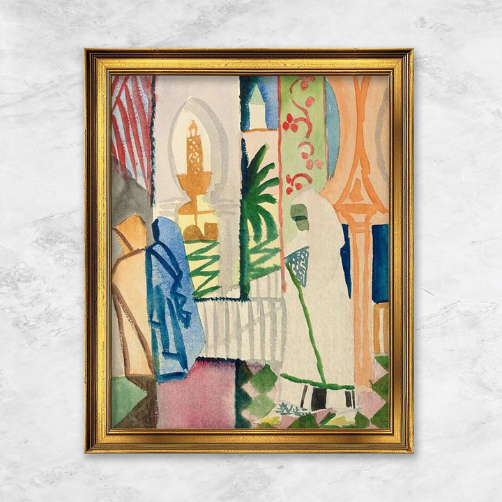 "In der Tempelhalle" | August Macke