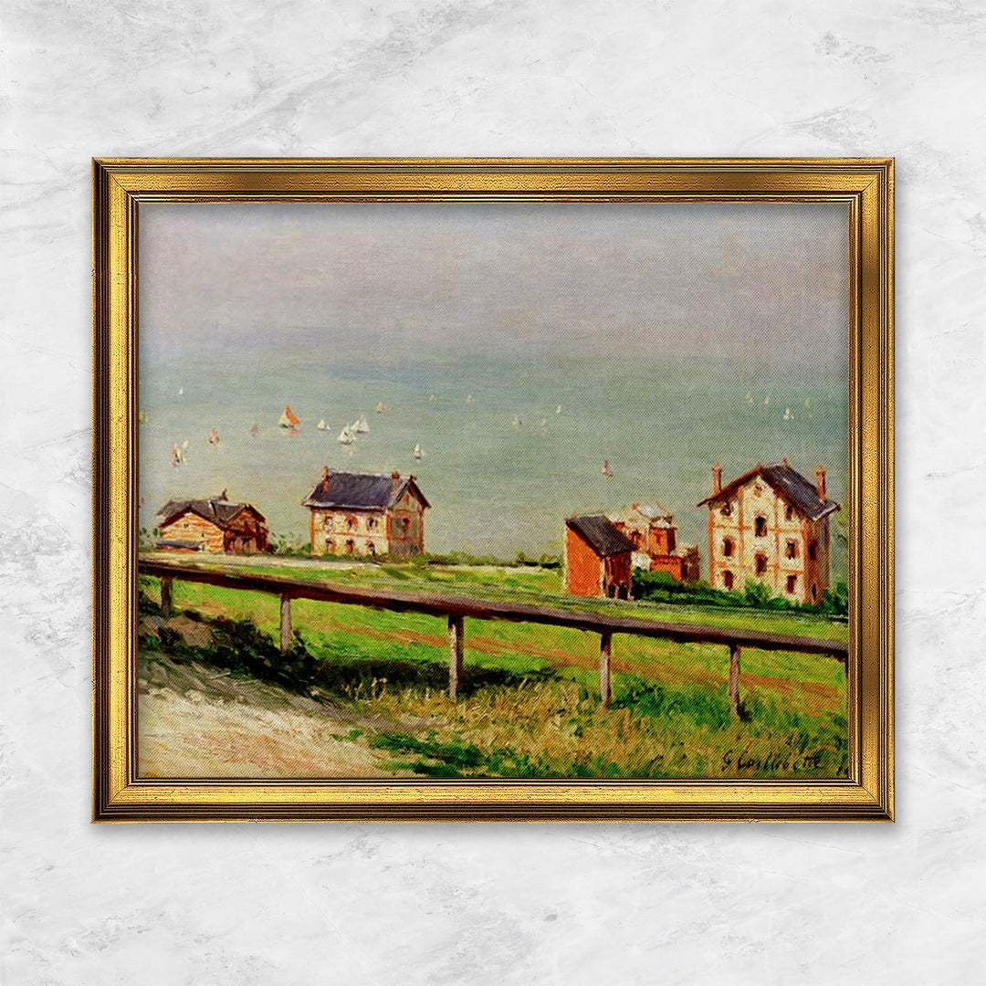 "Regatten auf dem Meer" | Gustave Caillebotte