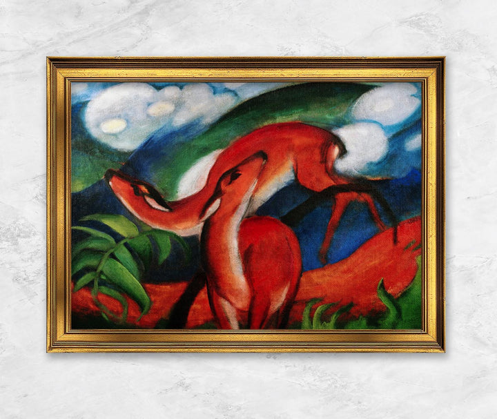 "Rote Rehe II" | Franz Marc