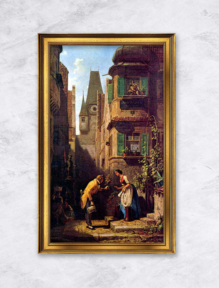 "Der ewige Hochzeiter" | Carl Spitzweg