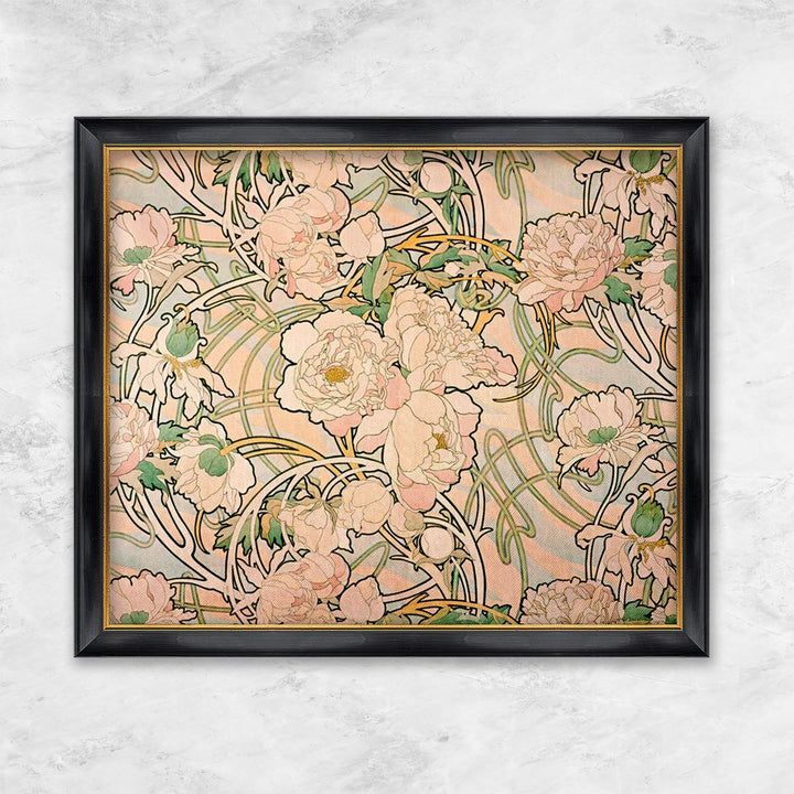 "Pfingstrosen" | Alphonse Mucha