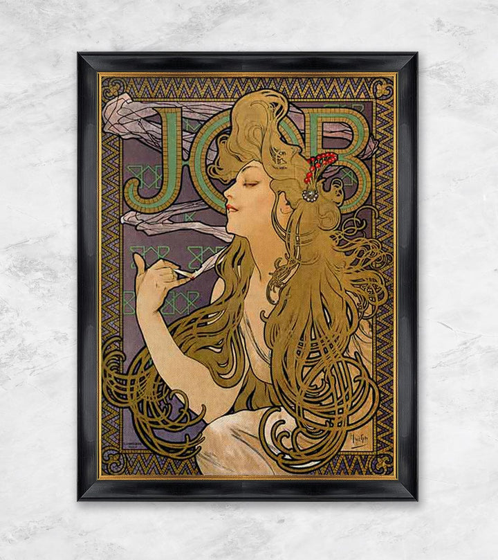 "Plakat für die Zigarettenmarke JOB" | Alphonse Mucha