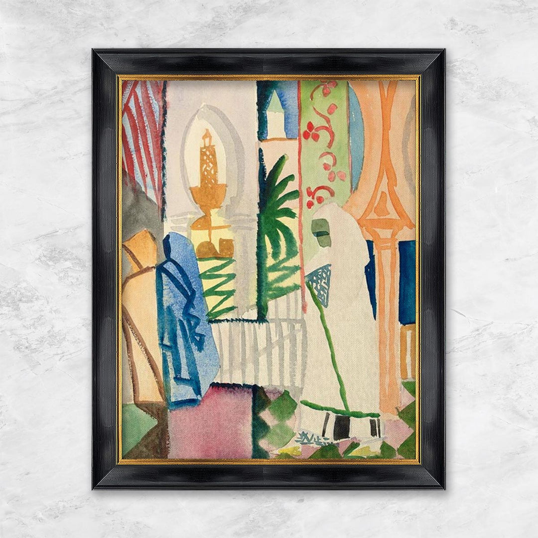 "In der Tempelhalle" | August Macke