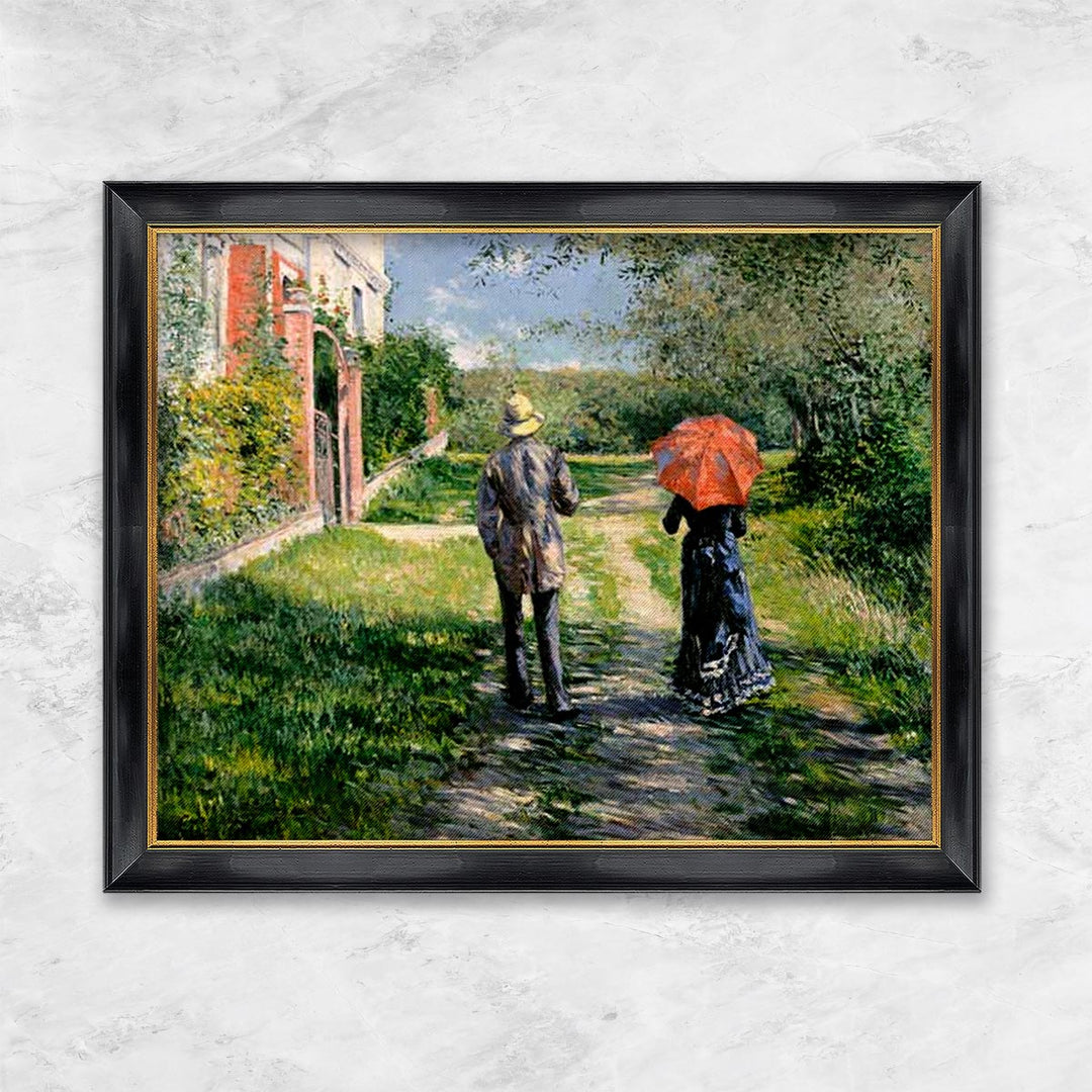 "The Path Uphill" | Gustave Caillebotte