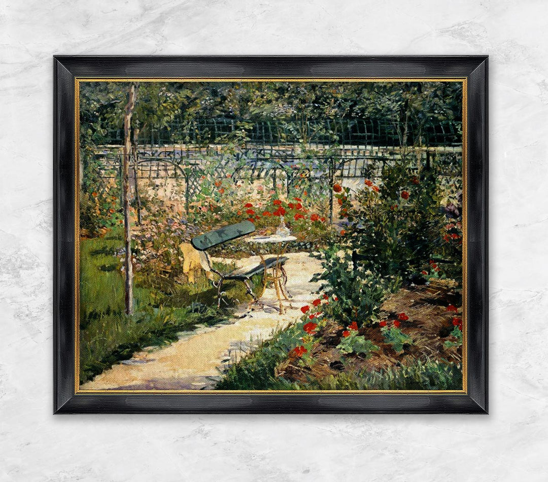 "The Bench in the Garden of Versailles" | Edouard Manet