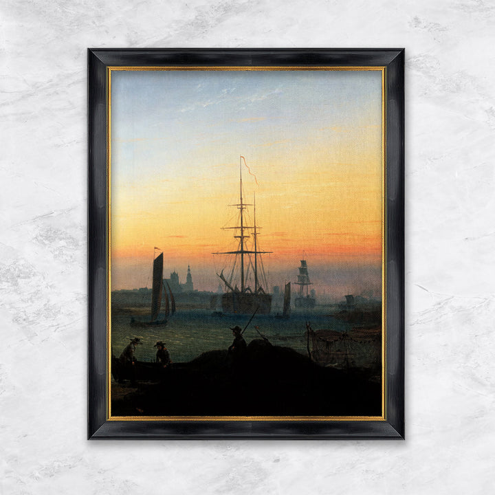 "Hafen von Greifswald" | Caspar David Friedrich