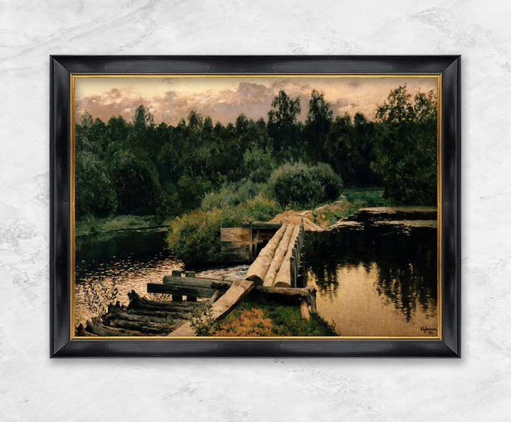 "An der Untiefe" | Isaak Iljitsch Lewitan