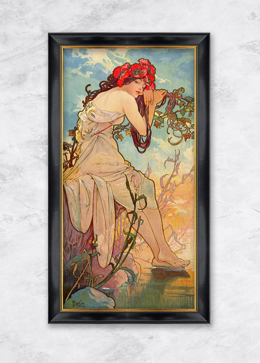 "Jahreszeiten: Sommer" | Alphonse Mucha