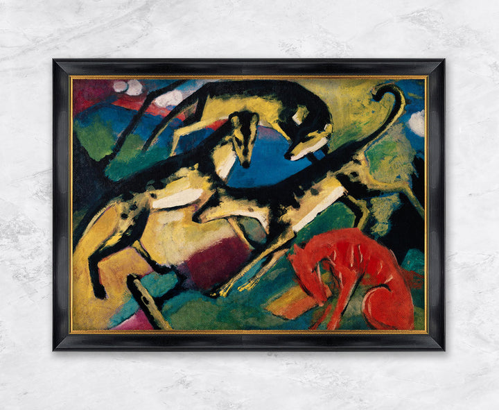 "Spielende Hunde" | Franz Marc
