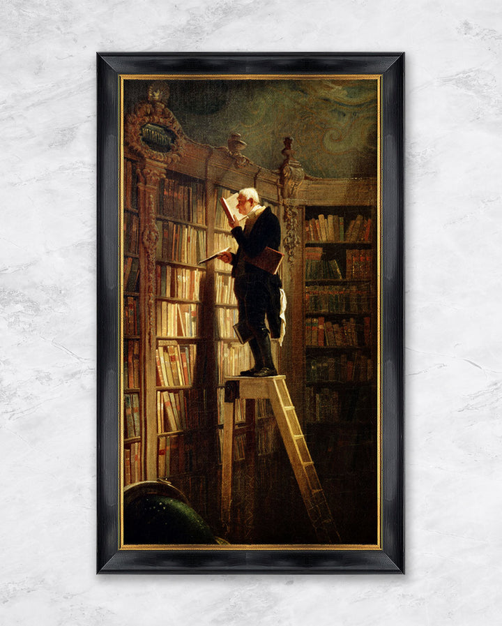 "Der Bücherwurm" | Carl Spitzweg