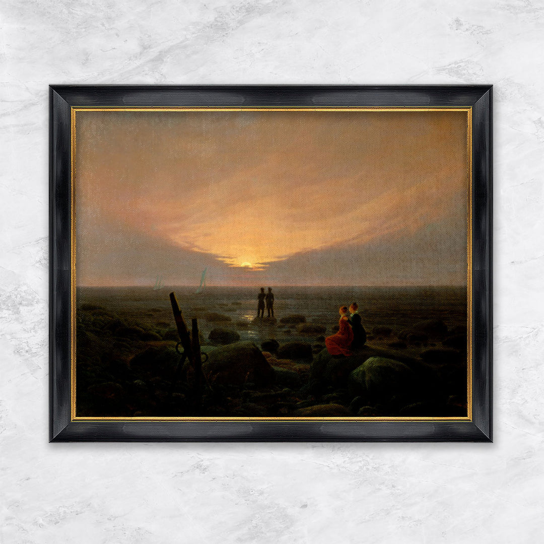 "Mondaufgang über dem Meer" | Caspar David Friedrich