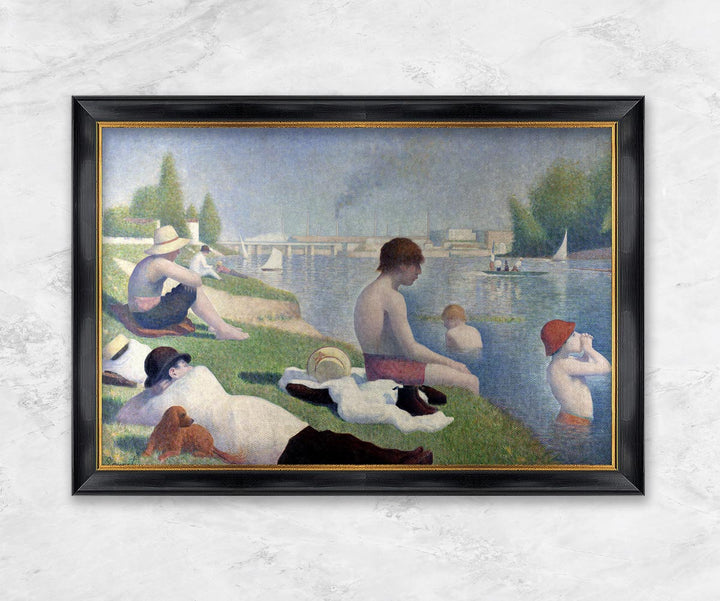 "Eine Badestelle bei Asnières" | Georges Seurat