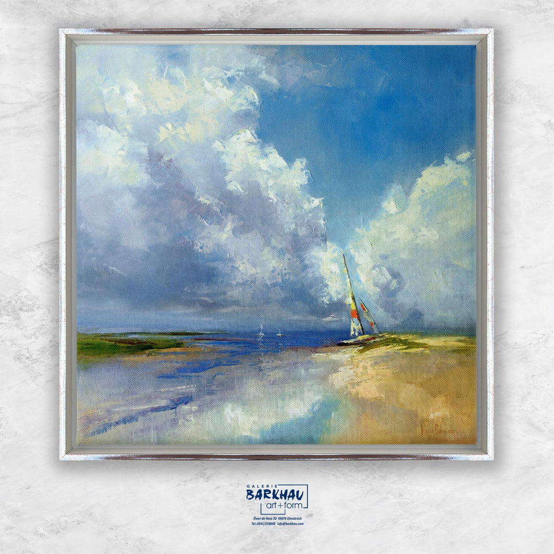 "Sailboat on a Sandy Beach" | Kasia Bruniany