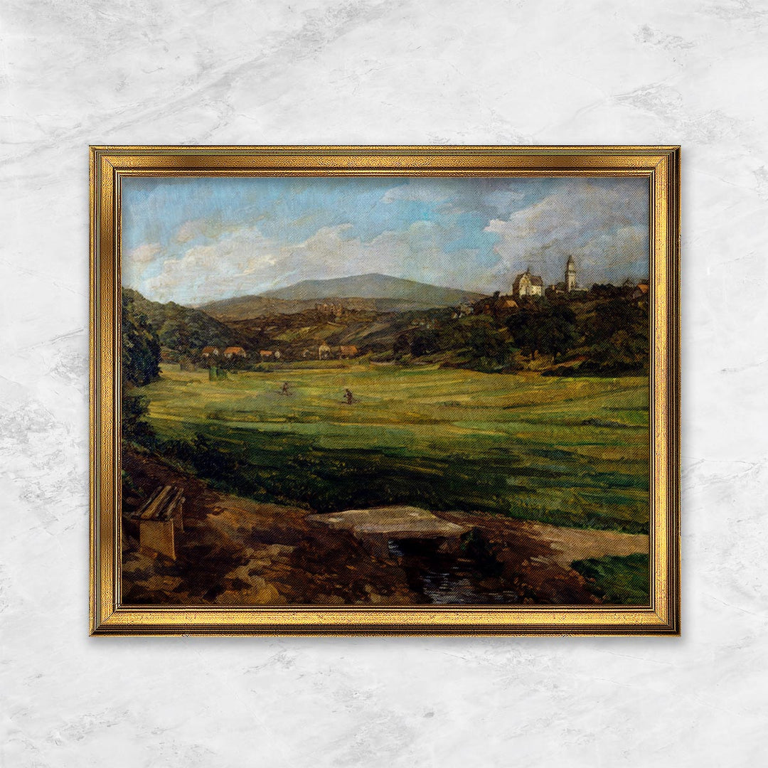 "Ansicht von Kronberg im Taunus" | Wilhelm Trübner