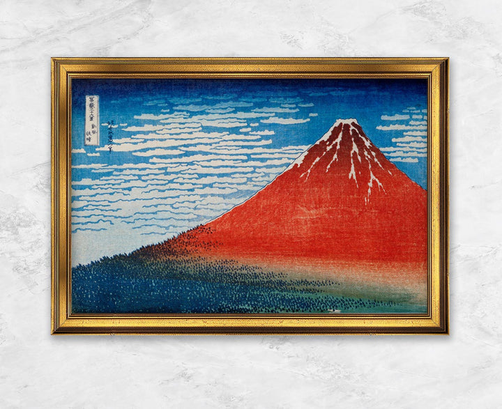 "Fine Wind, Clear Morning" | Katsushika Hokusai