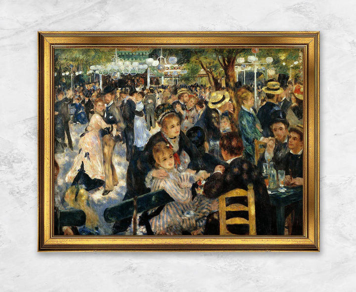 "Ball im Restaurant Moulin de la Galette auf dem Montmartre" | Pierre-Auguste Renoir