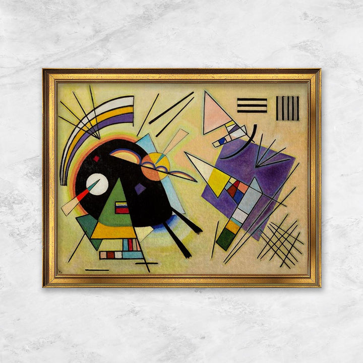 "Schwarz und Violett" | Wassily Kandinsky