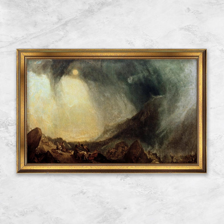 "Hannibal überschreitet die Alpen" | William Turner