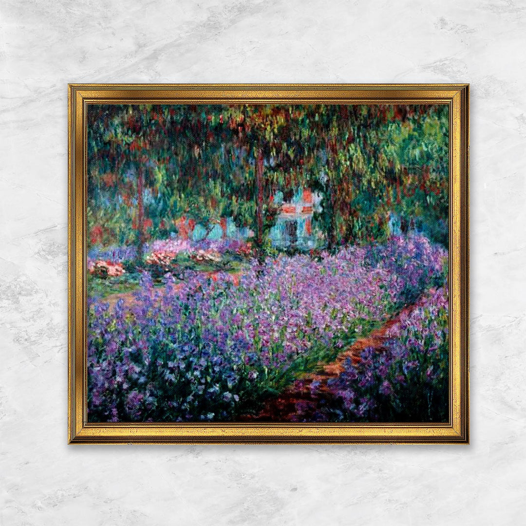 "Blühende Iris in Monets Garten" | Claude Monet