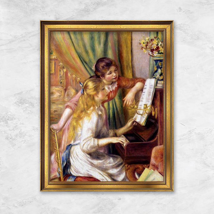 "Zwei Mädchen am Klavier" | Pierre-Auguste Renoir