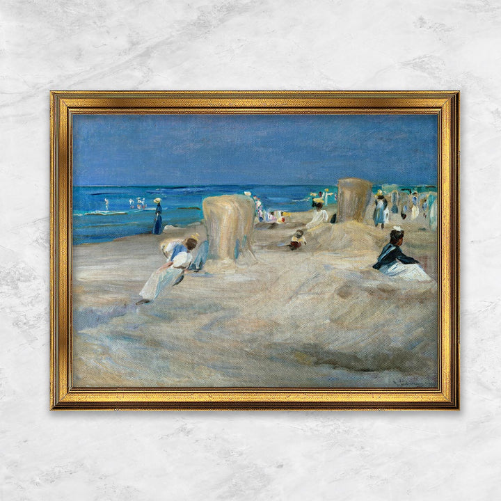 "Am Strand von Nordwijk." | Max Liebermann