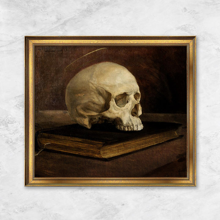 "Vanitas-Stillleben" | Wilhelm Trübner