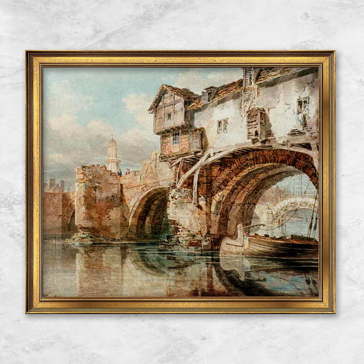 "Old Welsh Bridge in Shrewsbury" | William Turner
