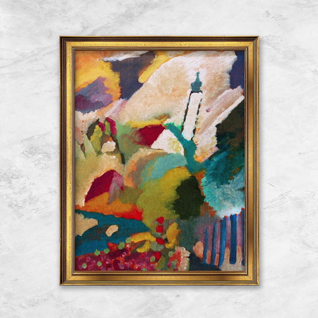 "Murnau mit Kirche I" | Wassily Kandinsky