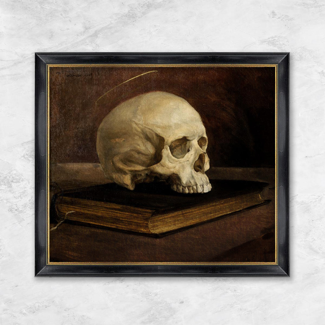 "Vanitas-Stillleben" | Wilhelm Trübner